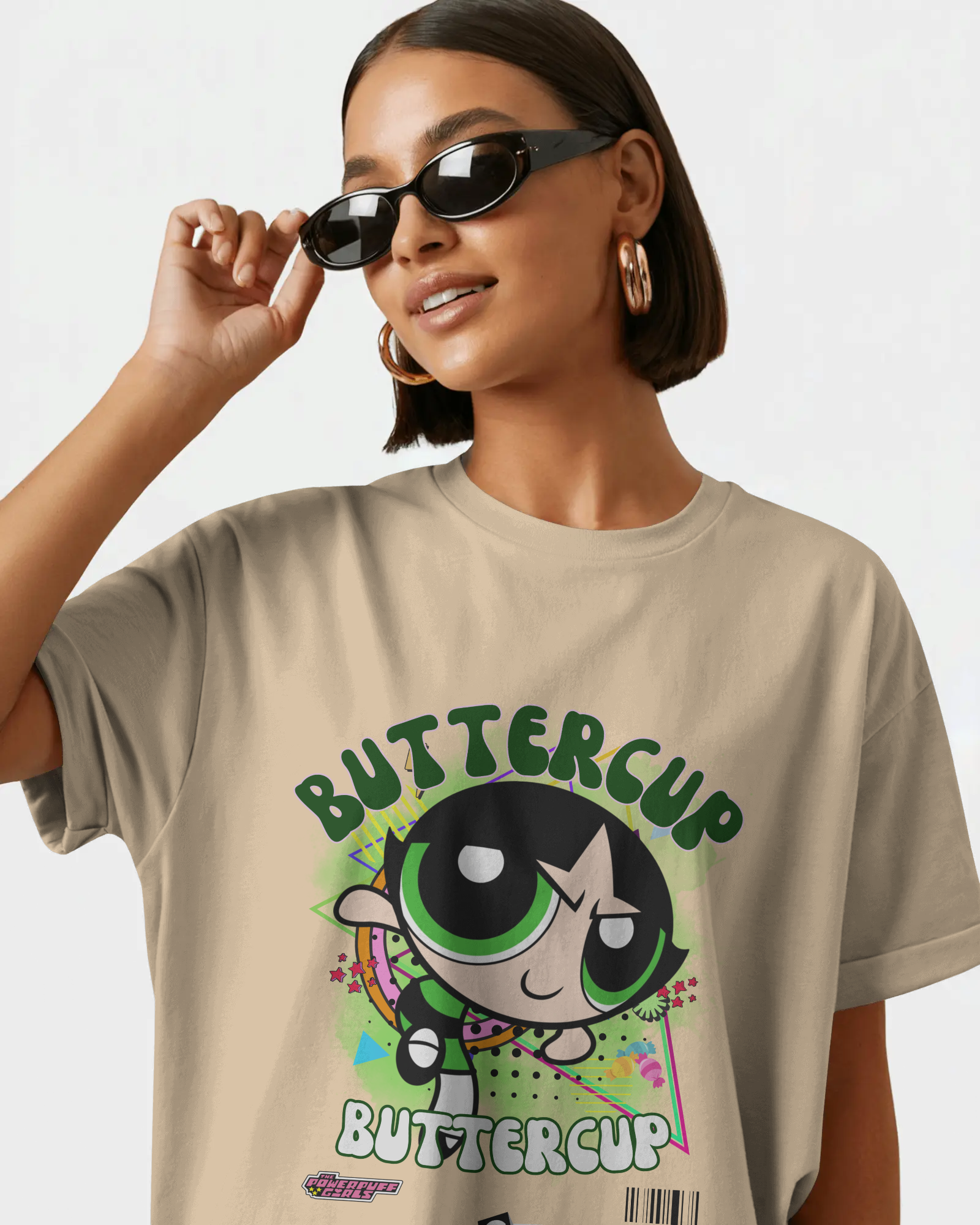 Buttercup Powerpuff Girls Oversized T-shirt