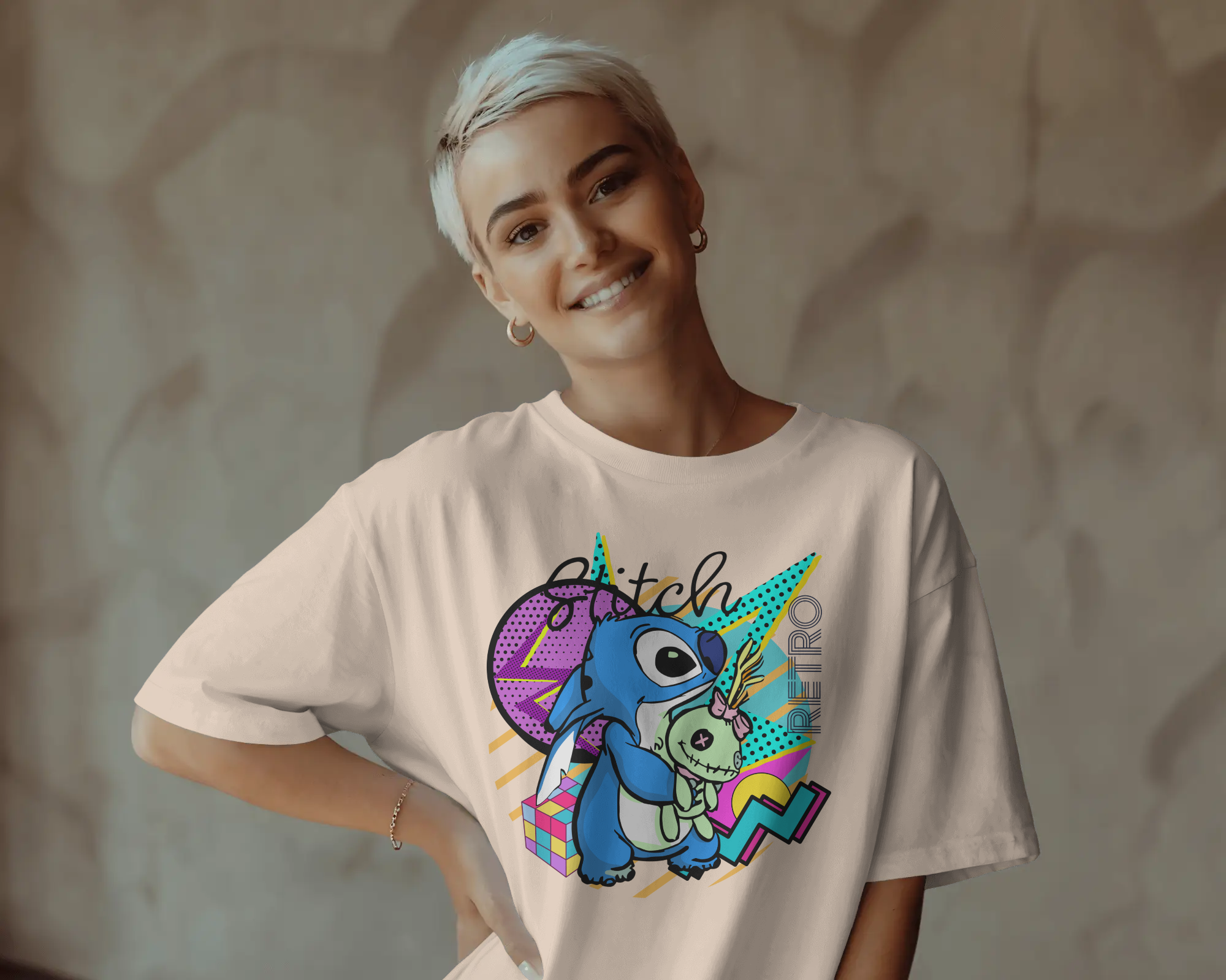 Stitch Oversized T-Shirt