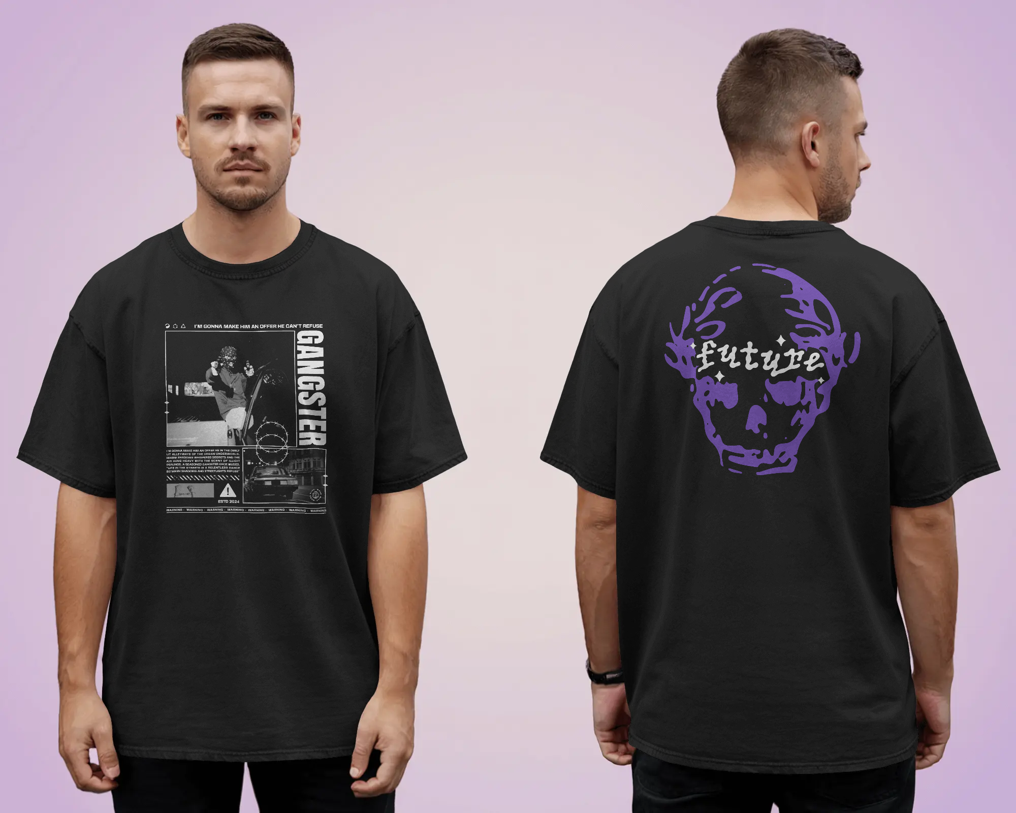 Gangster Oversized T-Shirt