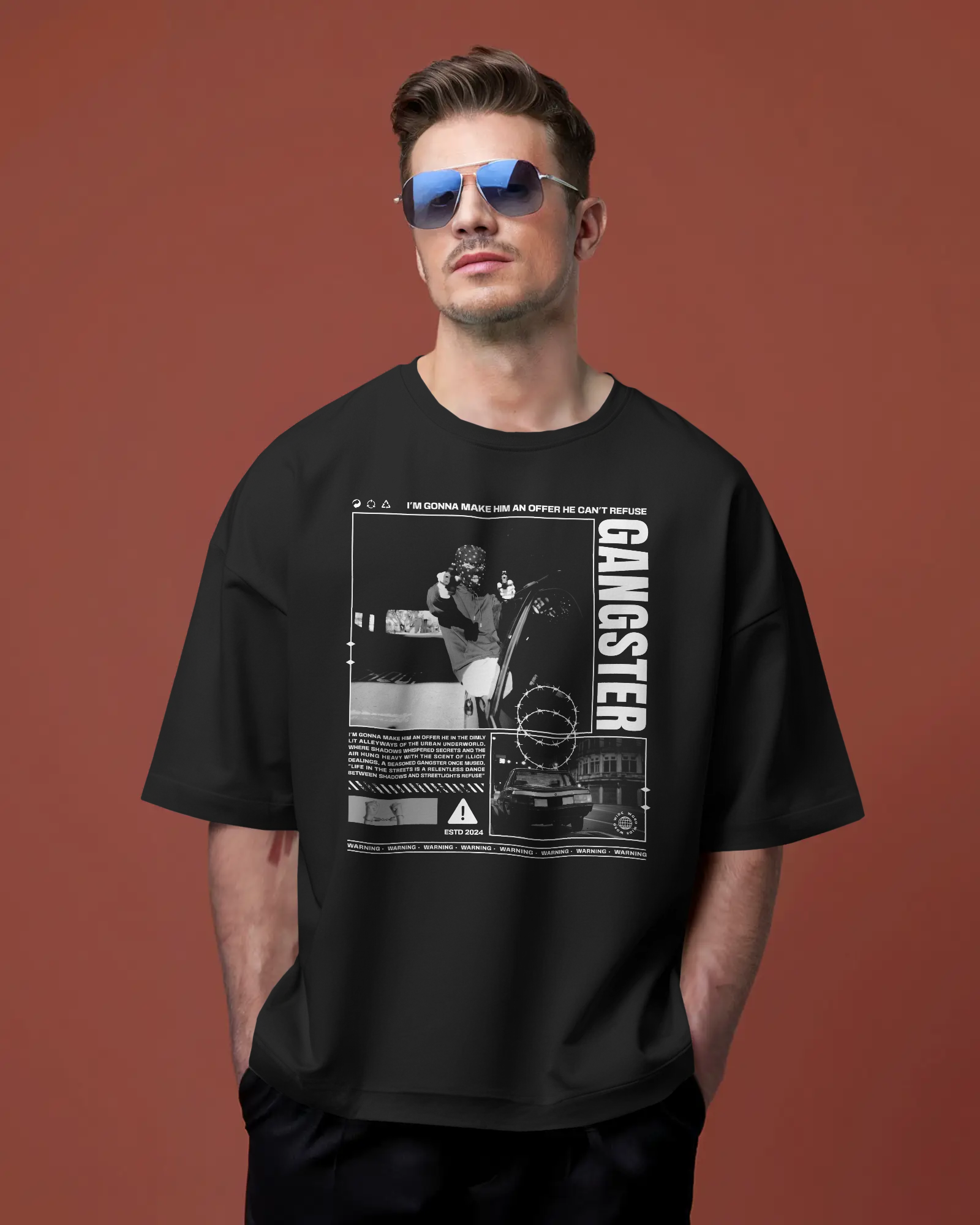 Gangster Oversized T-Shirt