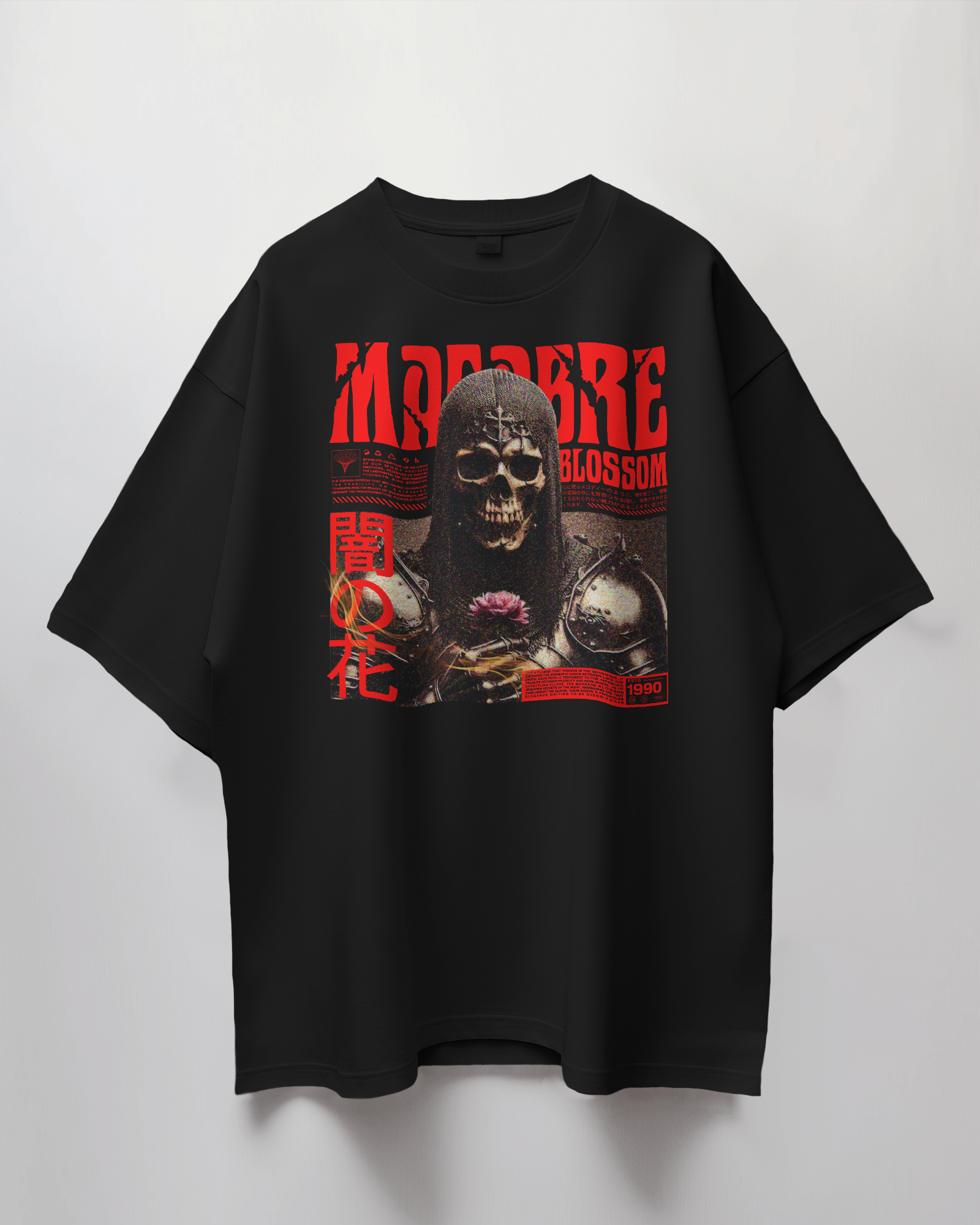 Macabre Blossom OverSized T-Shirt