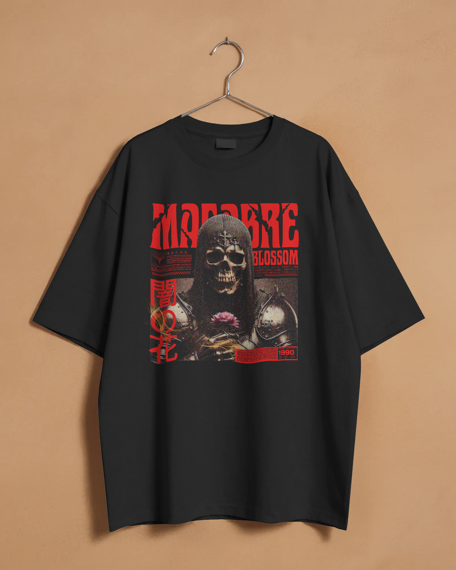 Macabre Blossom OverSized T-Shirt