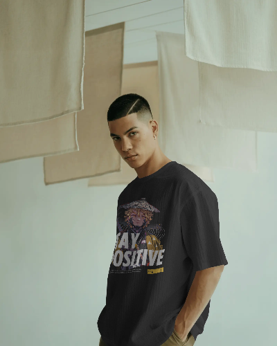 Stay Positive Oversized T-Shirt