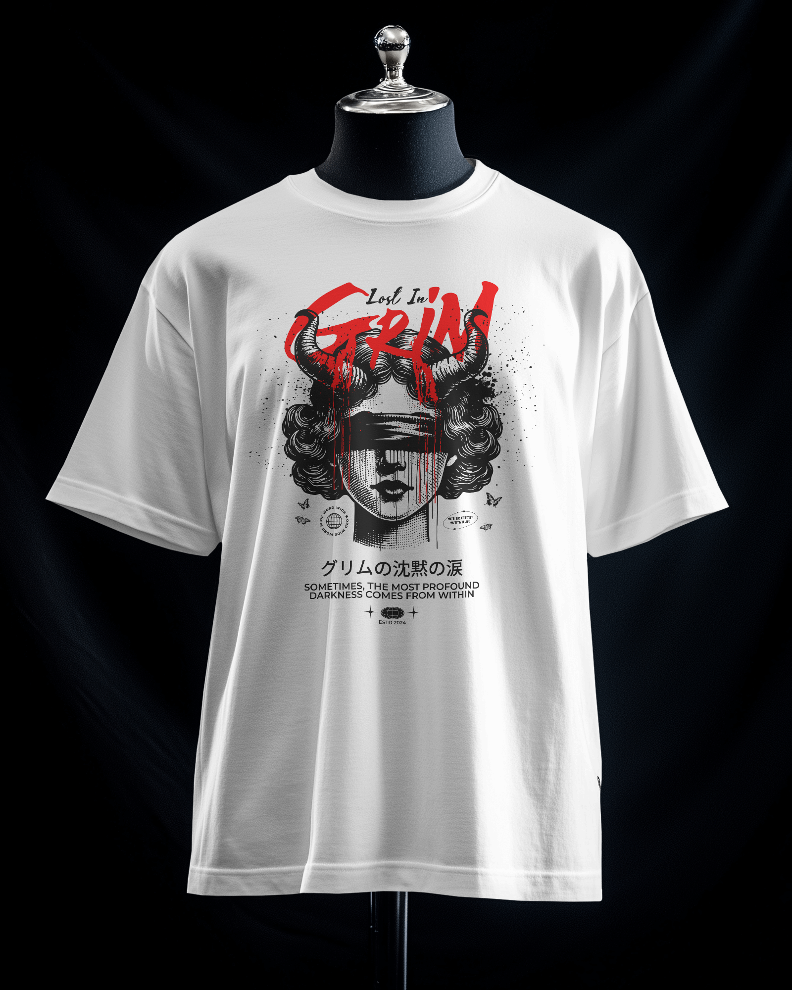 Lost In Grin OverSized T-Shirt