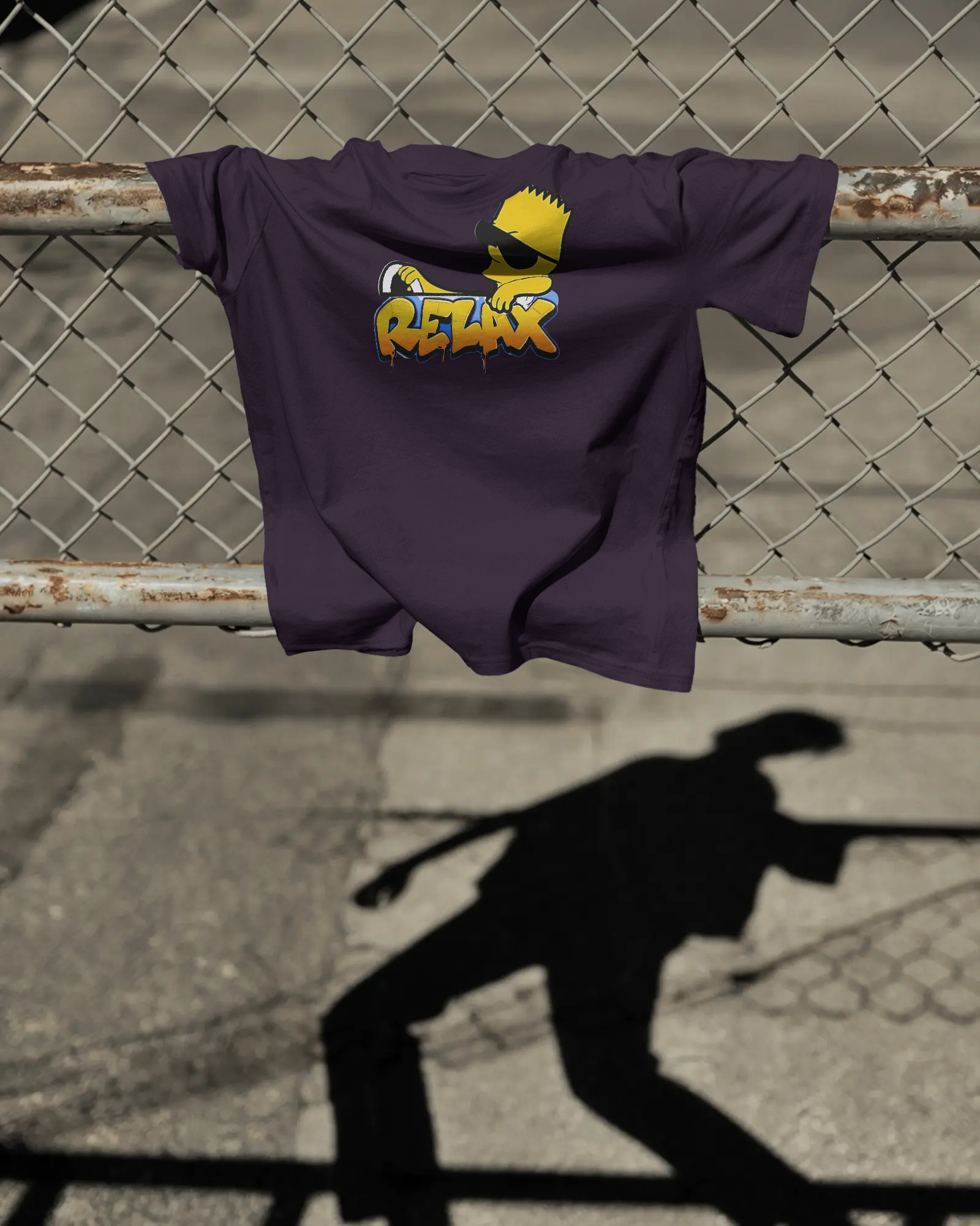 Bart Simpson 'Relax' Oversized T-shirt