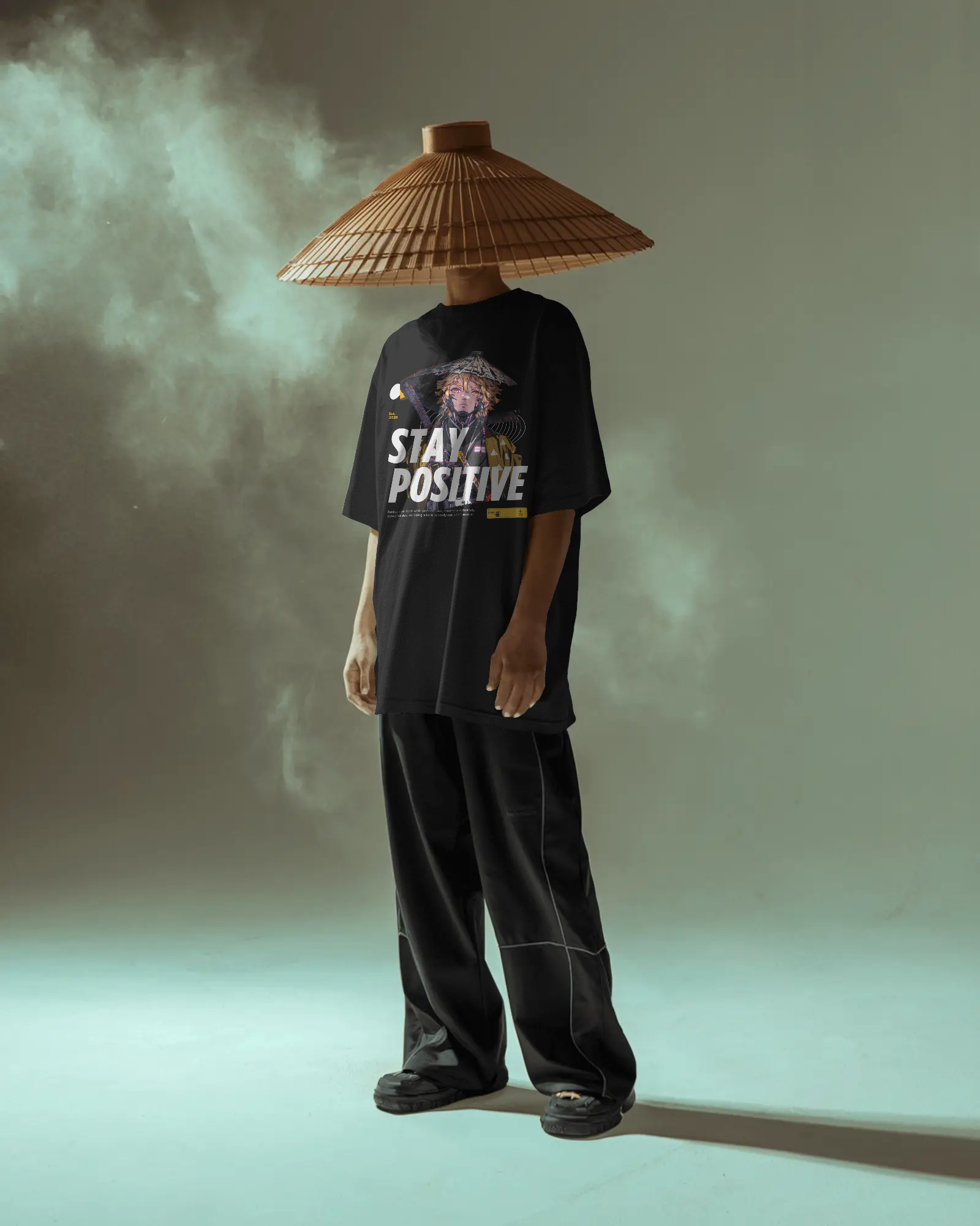 Stay Positive Oversized T-Shirt