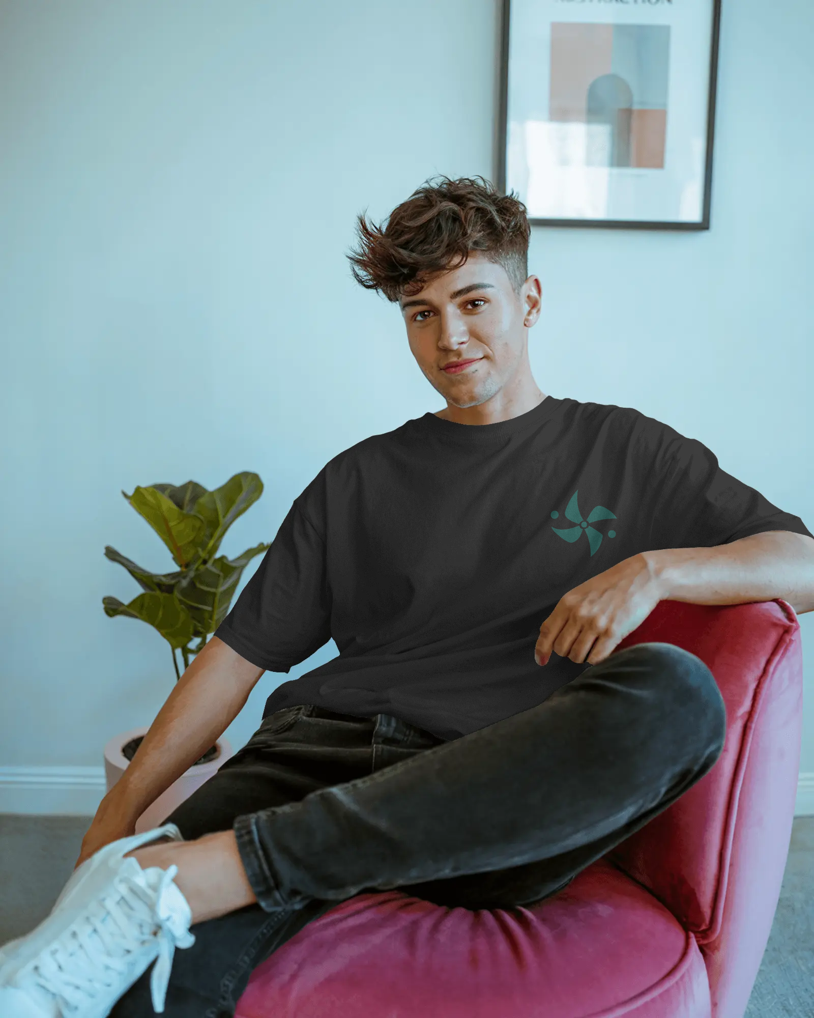 Sanemi Shinazugawa Inspired Oversized T-Shirt