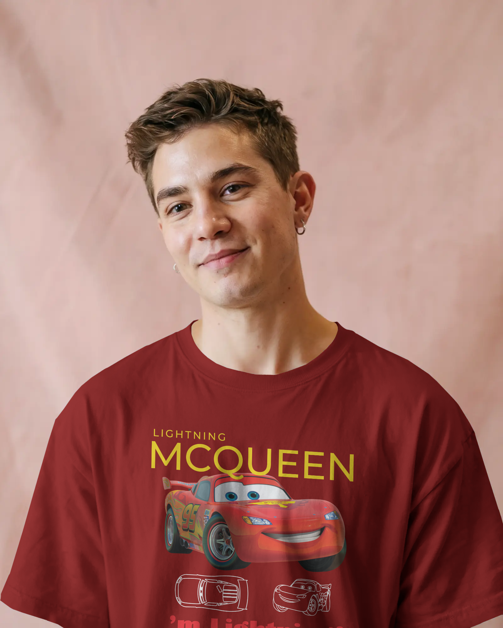 Lightning McQueen Oversized T-Shirt