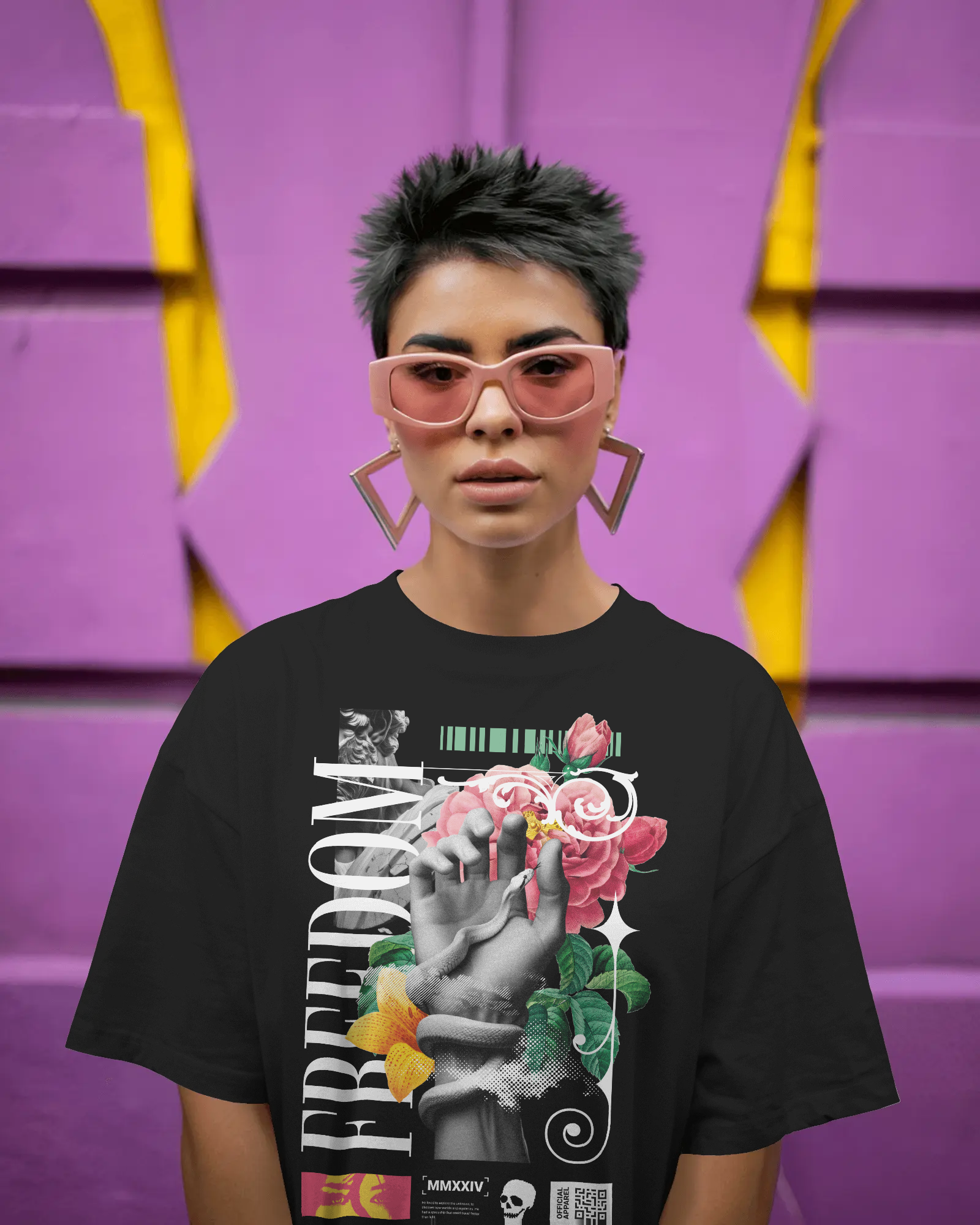 “Freedom” Oversized T-Shirt