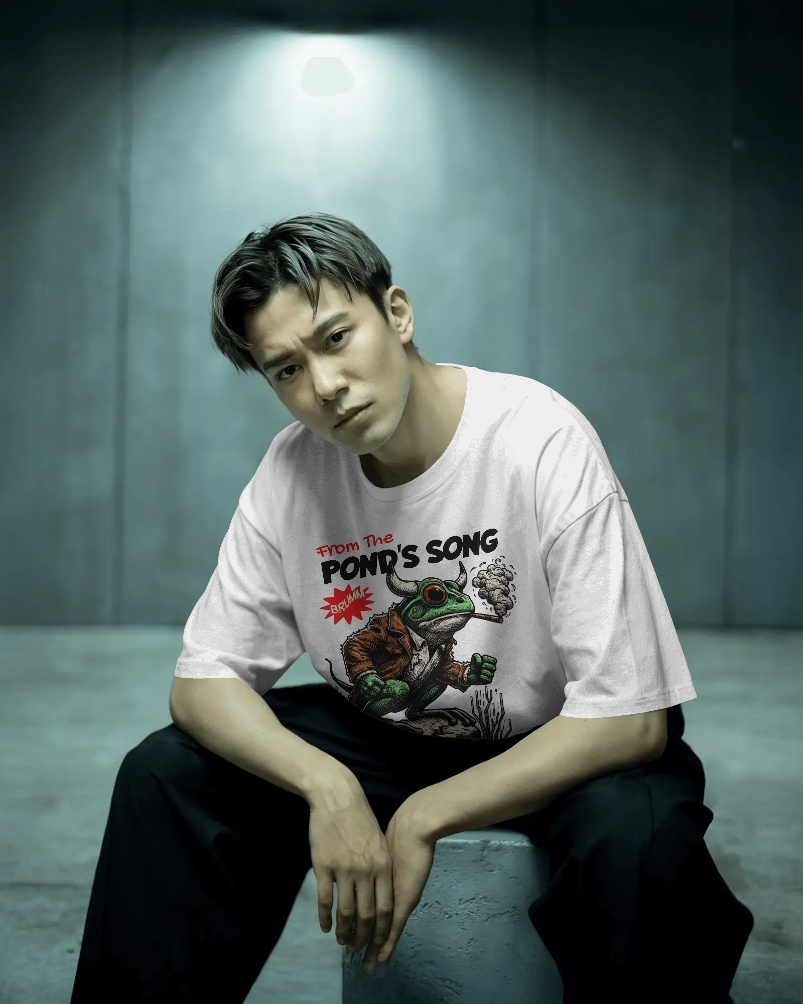 Pond's Song Graphic Oversized T-Shirt