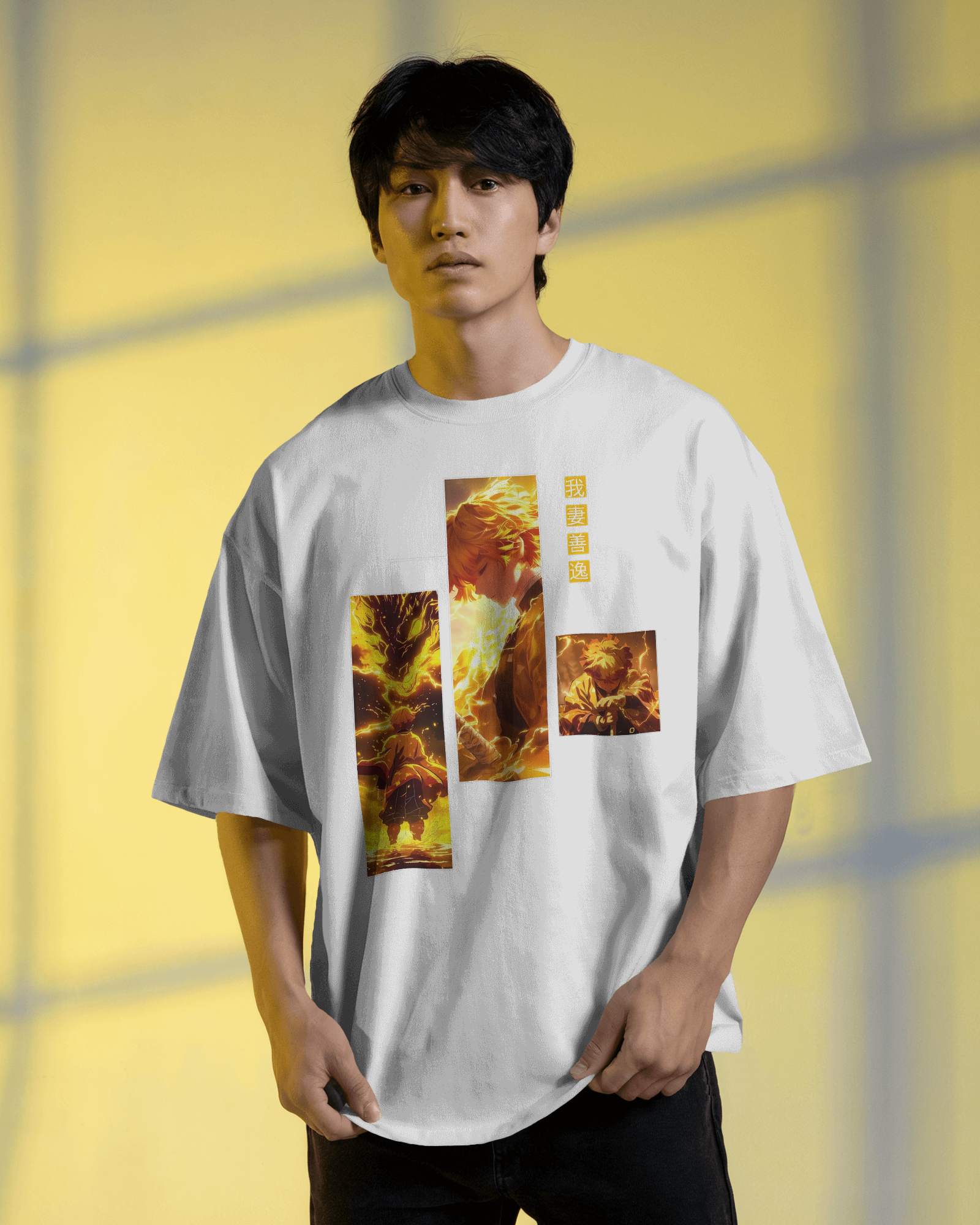 Zenitsu's Anime Oversized T-Shirt