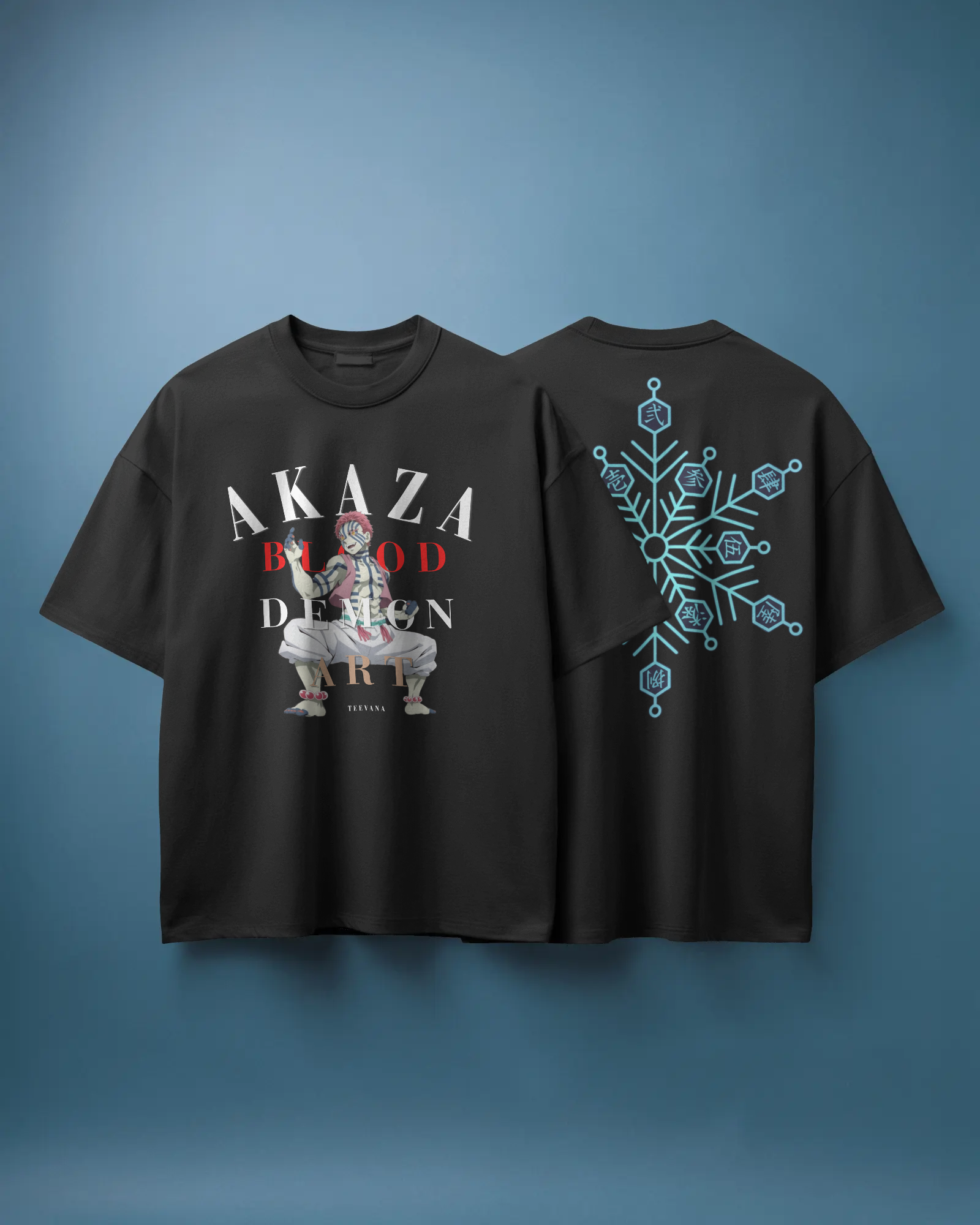 Akaza Blood Demon Art T-shirt