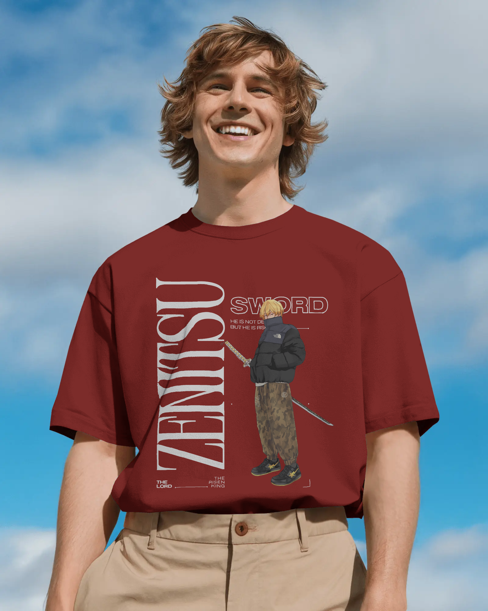 Zenitsu Sword Oversized T-Shirt
