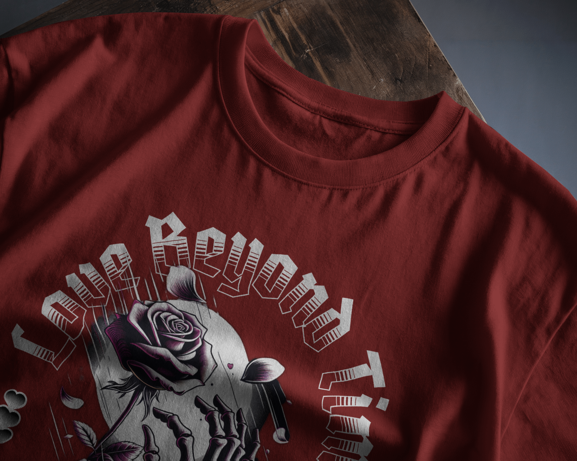 Maroon Oversized  T-shirt