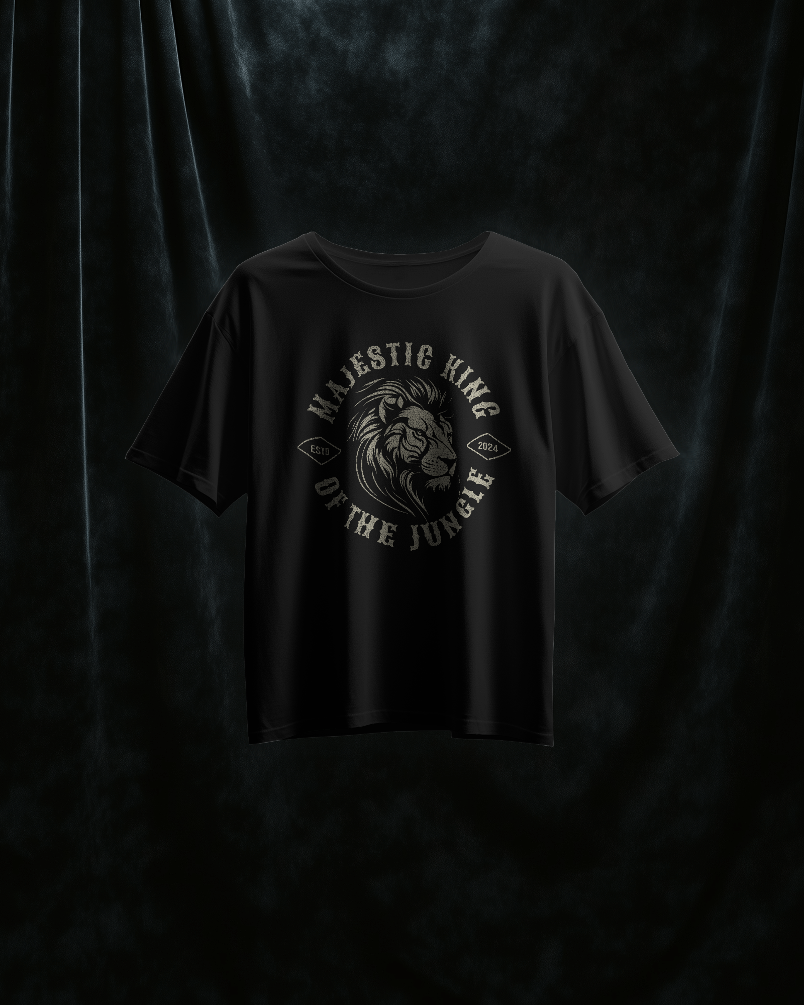 Majestic King of the Jungle Oversized T-shirt