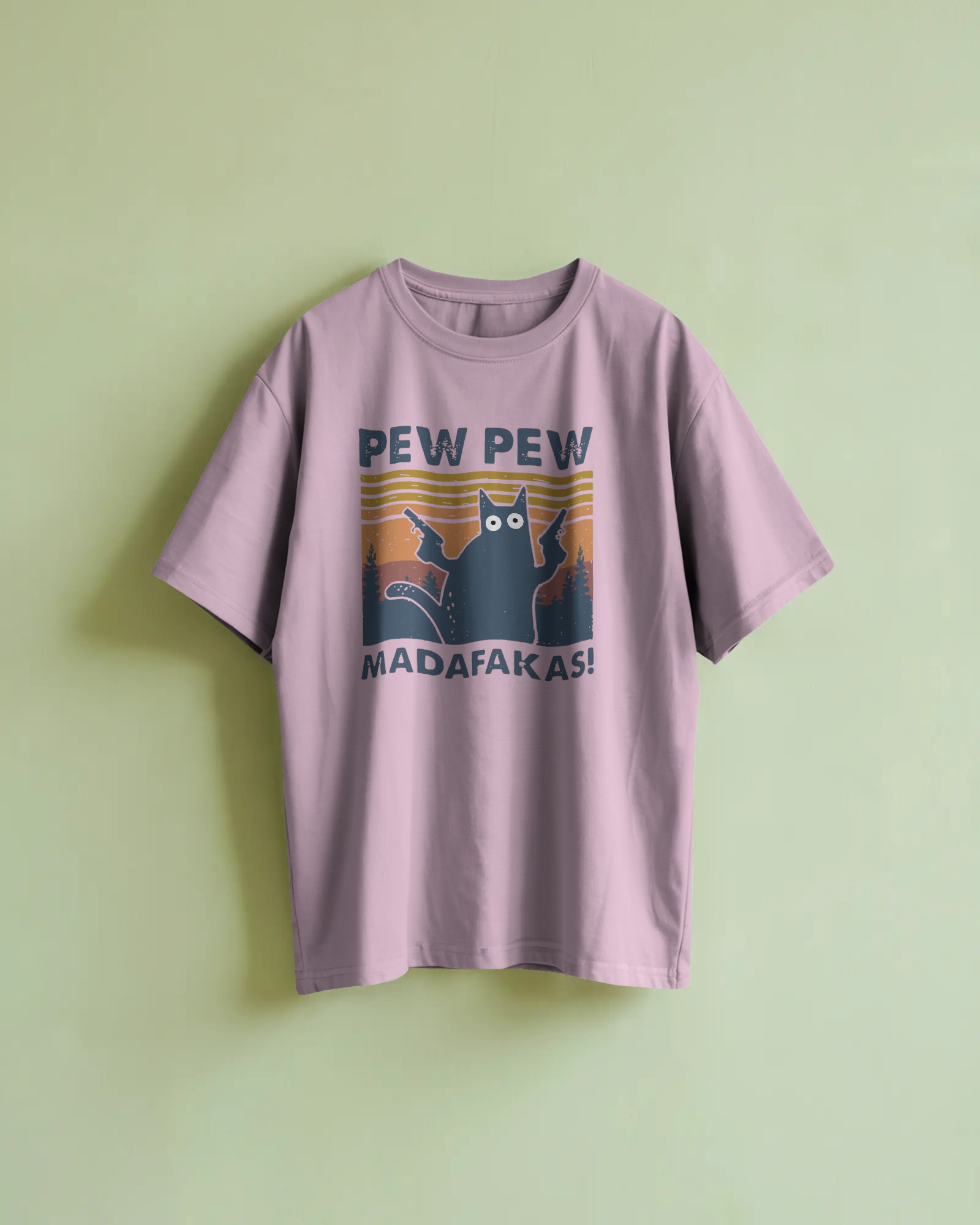 Funny Cat Oversized T-Shirt