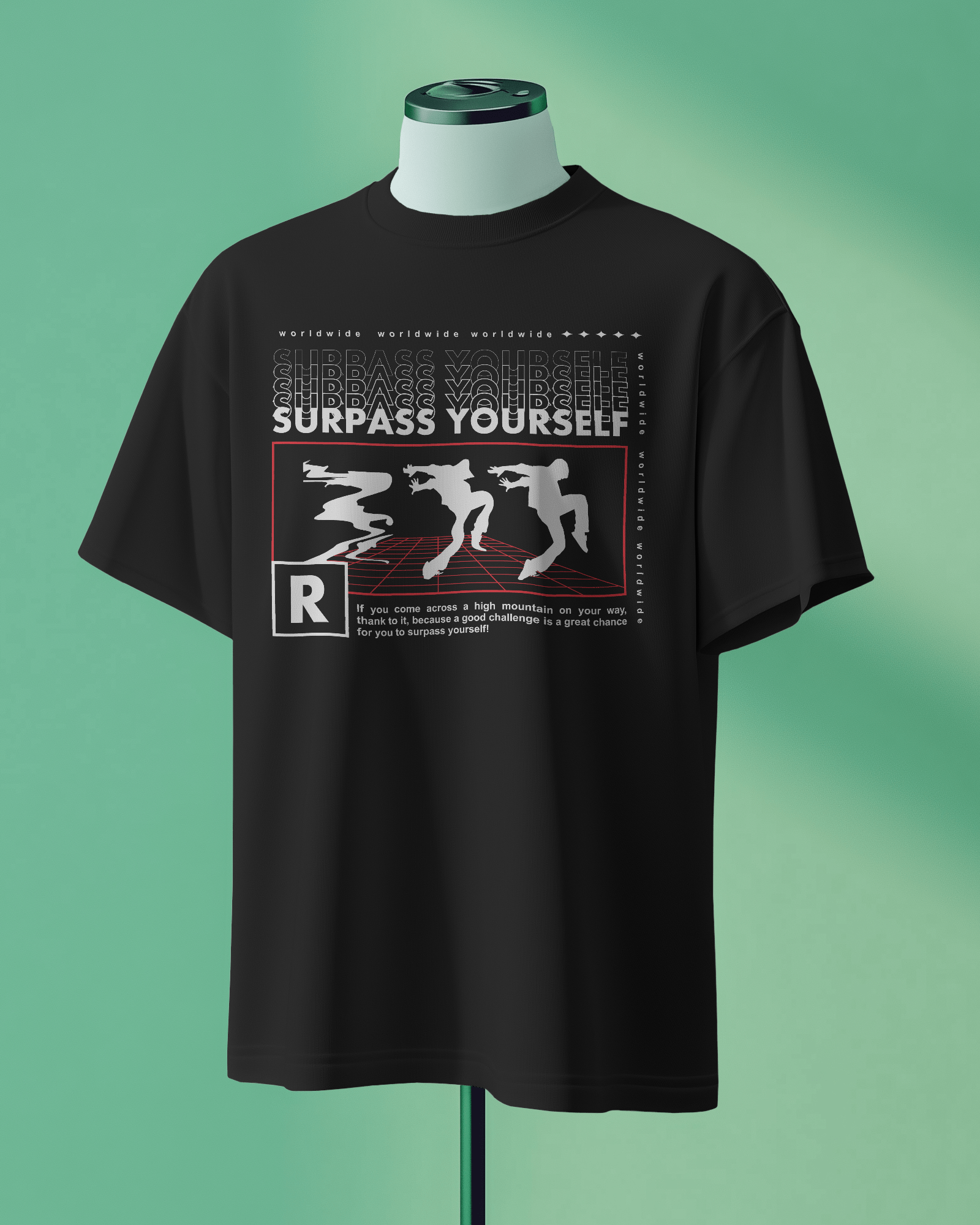 Surpass Yourself OverSized T-Shirt
