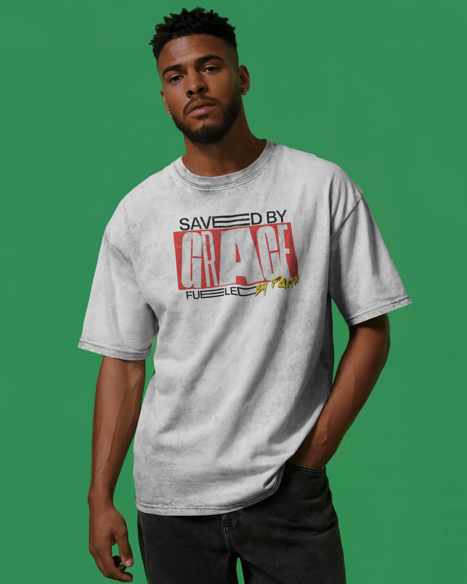 Saved By Grace oversize T-Shirt