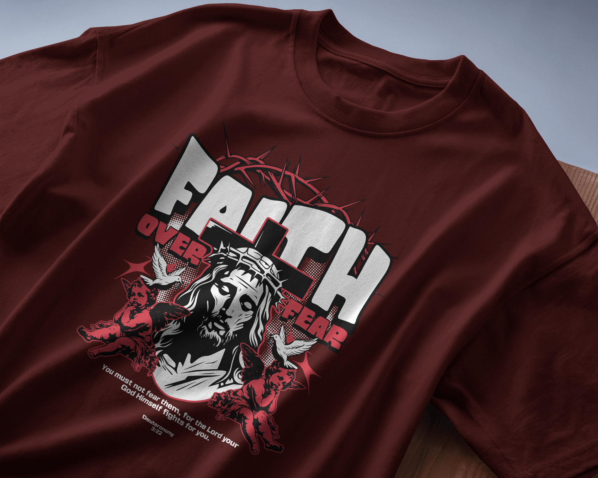 Faith Over Fear Oversized T-shirt