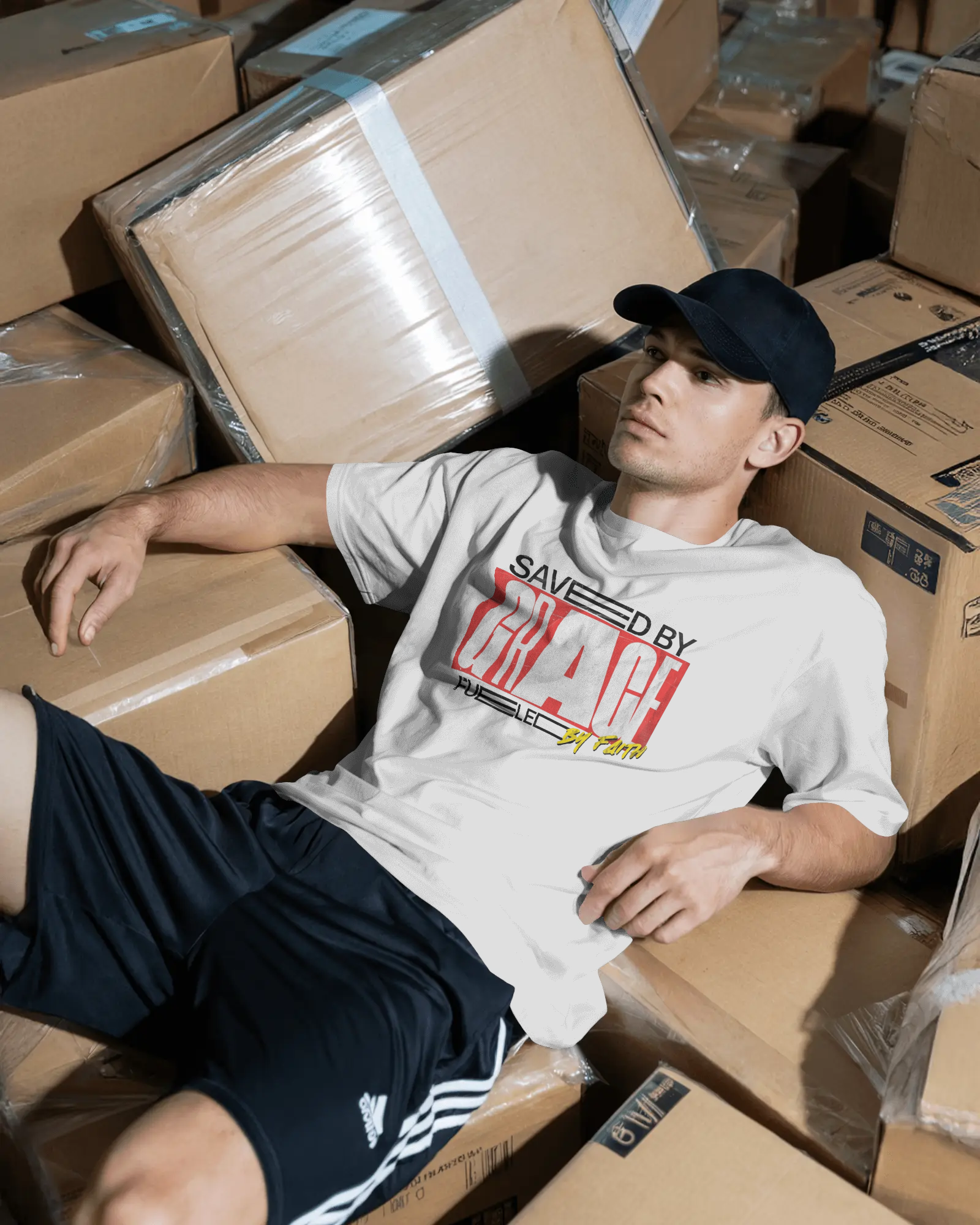 Saved By Grace oversize T-Shirt