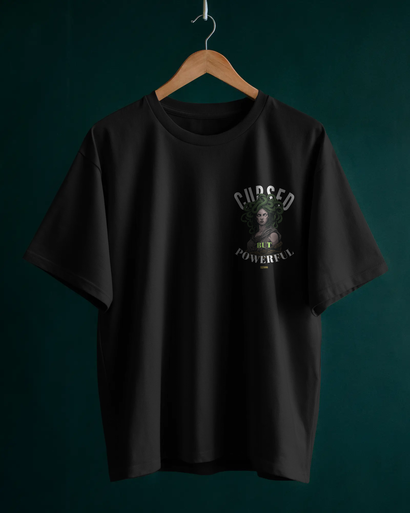 Cursed But Powerful Medusa Oversized T-Shirt