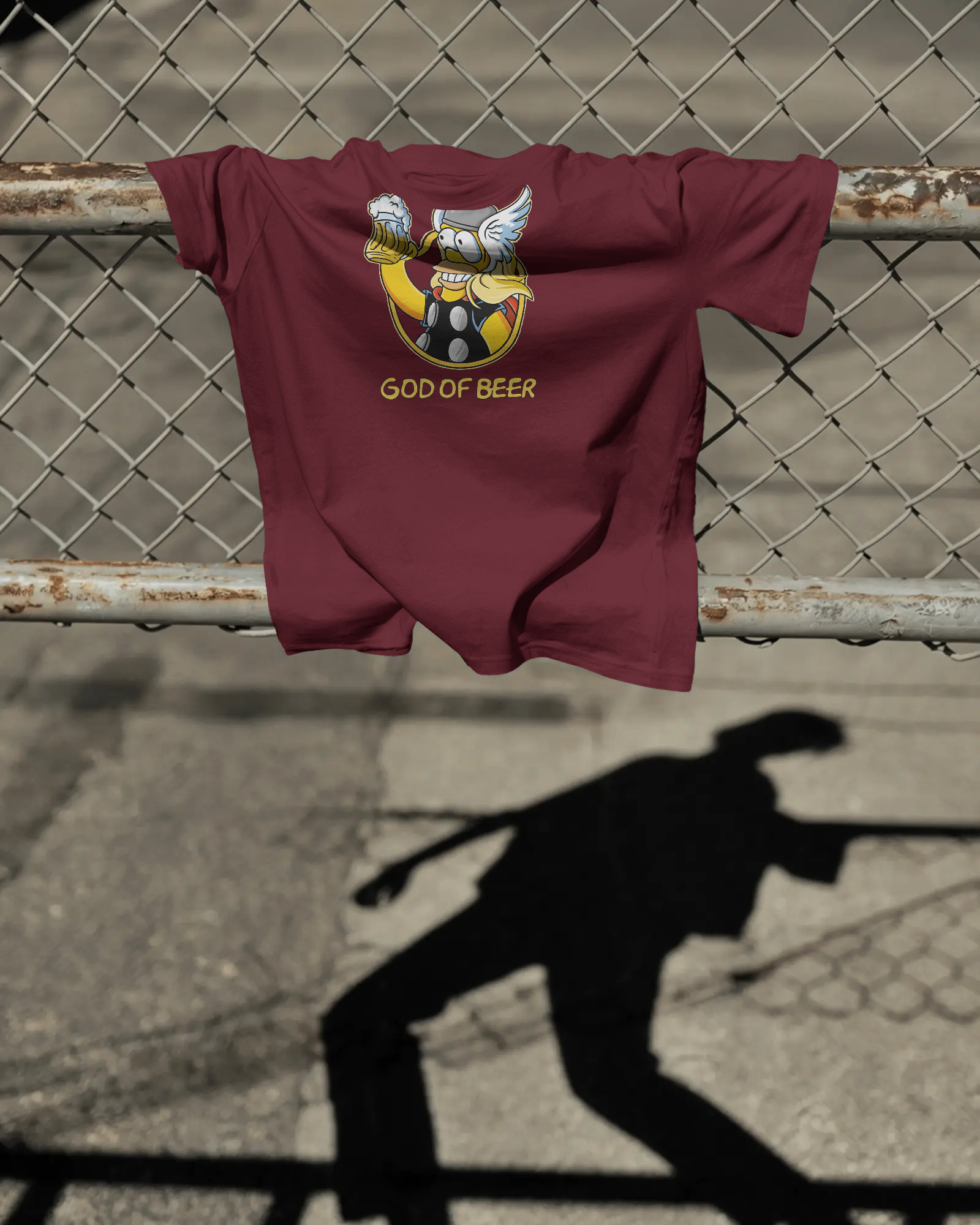 God of Beer Oversized T-shirt