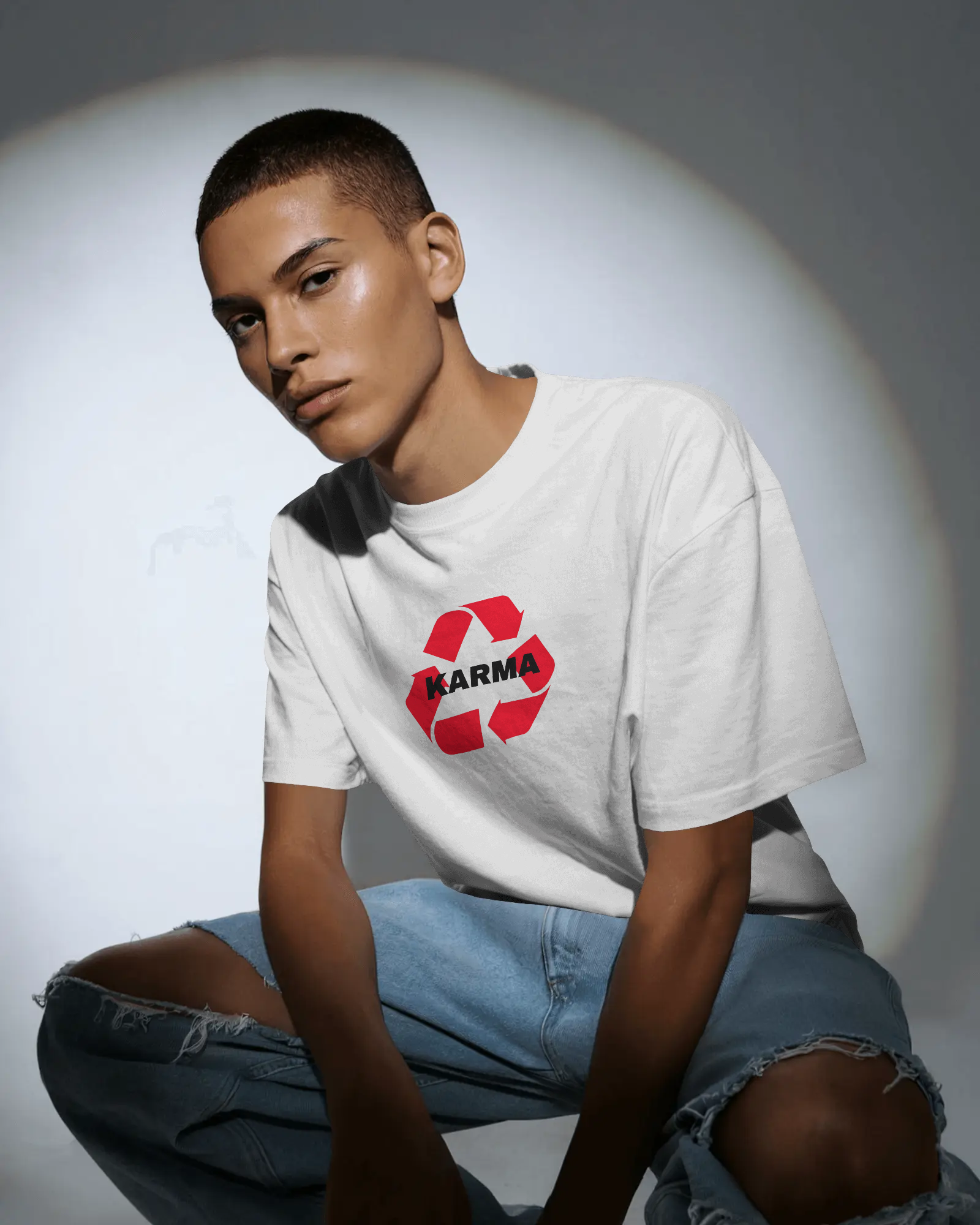 KARMA Recycle Oversize T-shirt