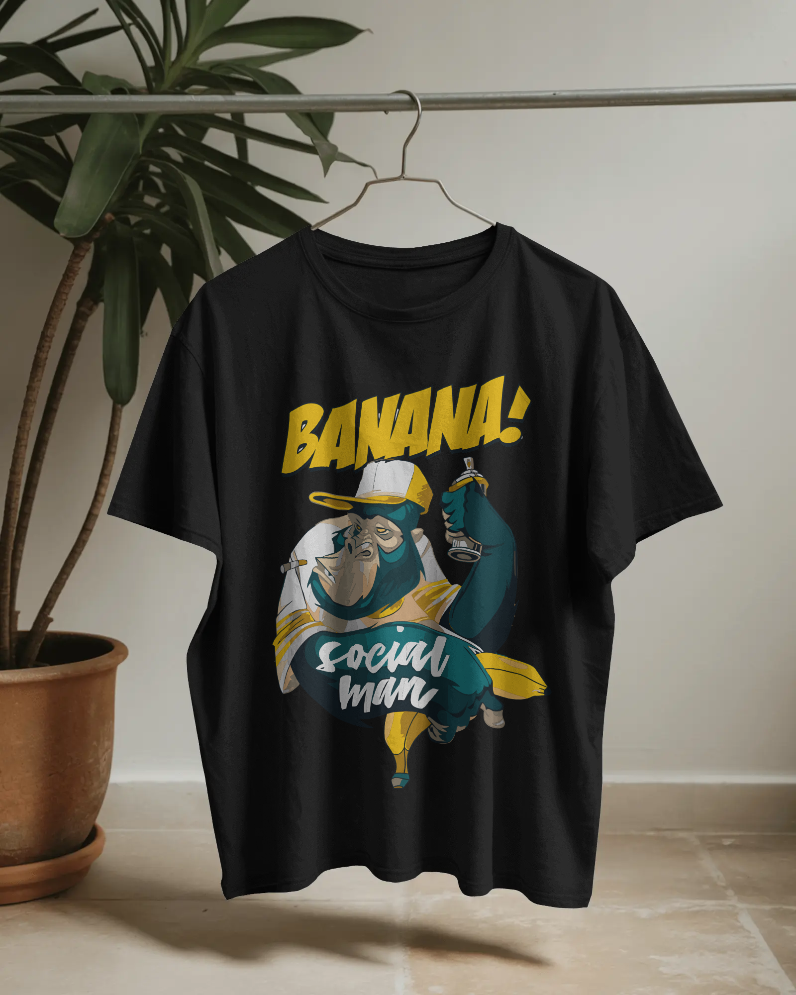 BANANA! Social Man Oversized T-Shirt
