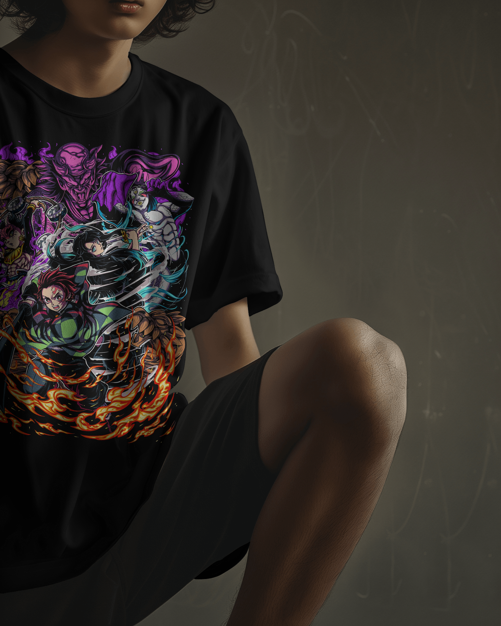 Demon Slayer Anime Oversized T-Shirt