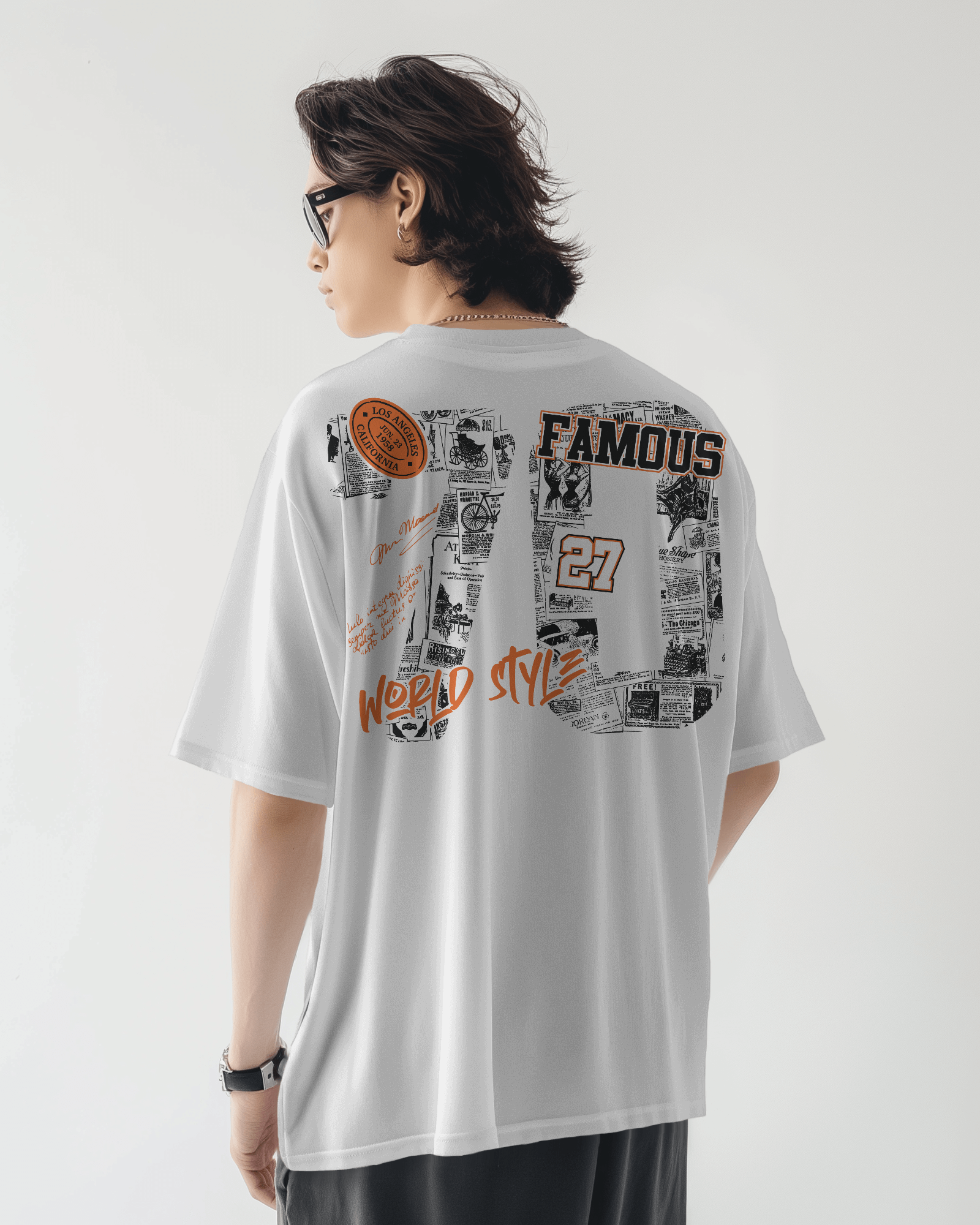 Graphic 'Don't Touch' over sized  T-Shirt