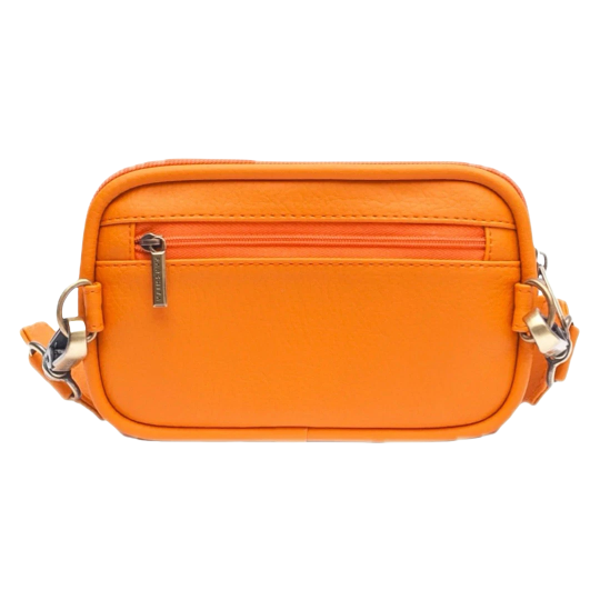 Parchita Orange Crossbody Bag