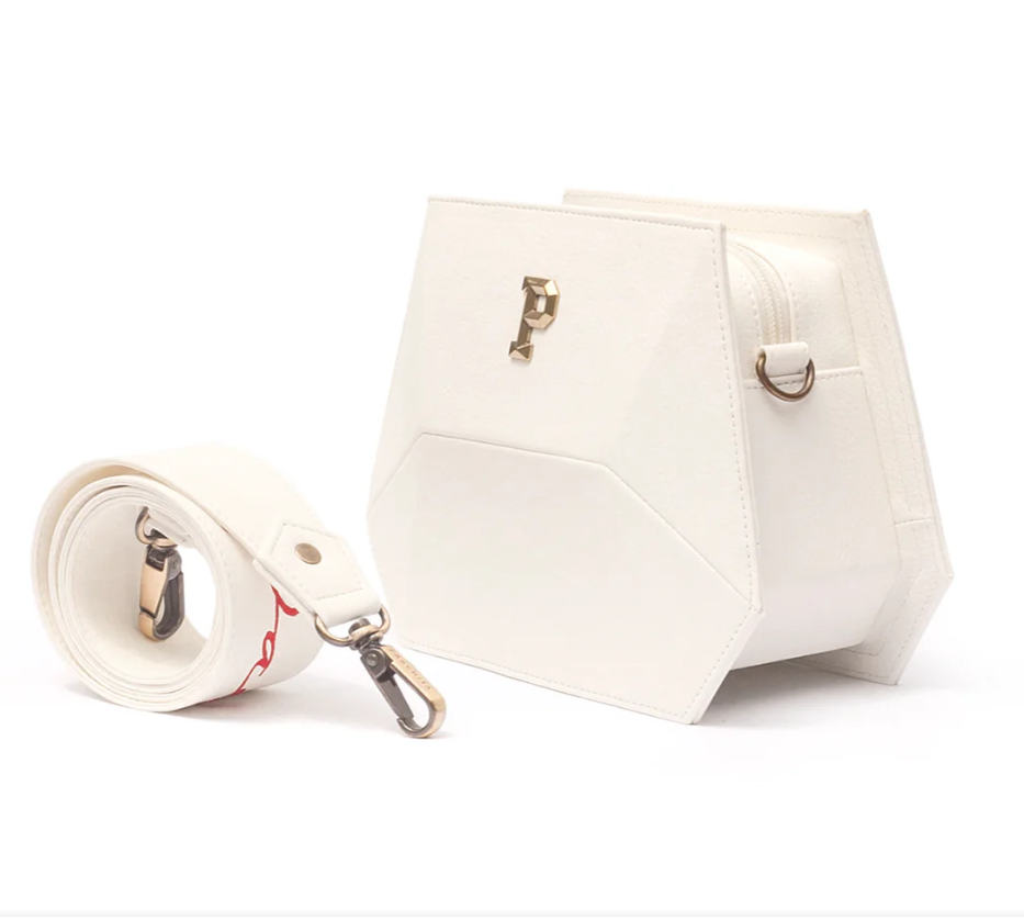 Parchita Simona Elegant White Handbag