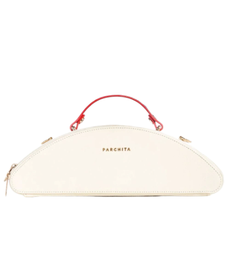 Parchita Chloe Elegant White Handbag
