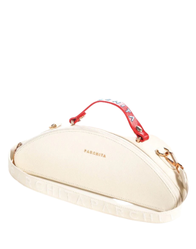Parchita Chloe Elegant White Handbag