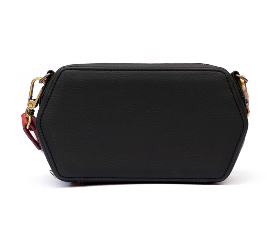 Parchita Malibu Black Designer Crossbody Bag