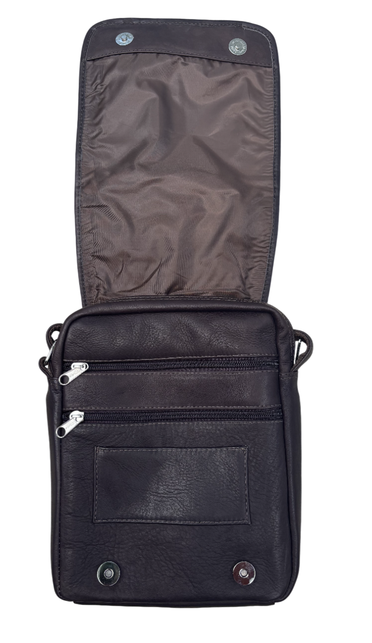 Bandolera Colombiana 100% Leather Brown 