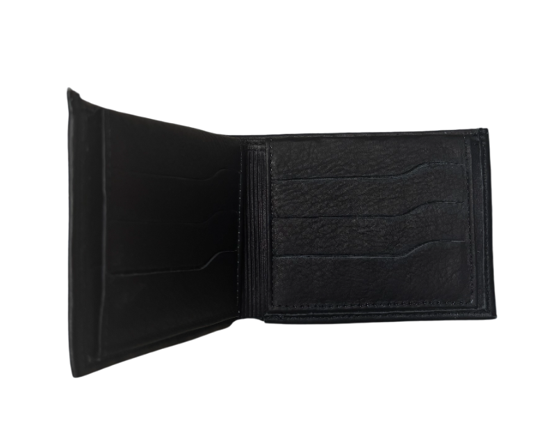 Black Wallet 100% Leather 