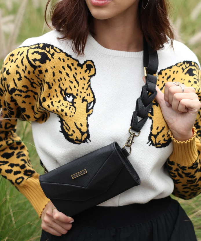 PARCHITA Mila Black Bag