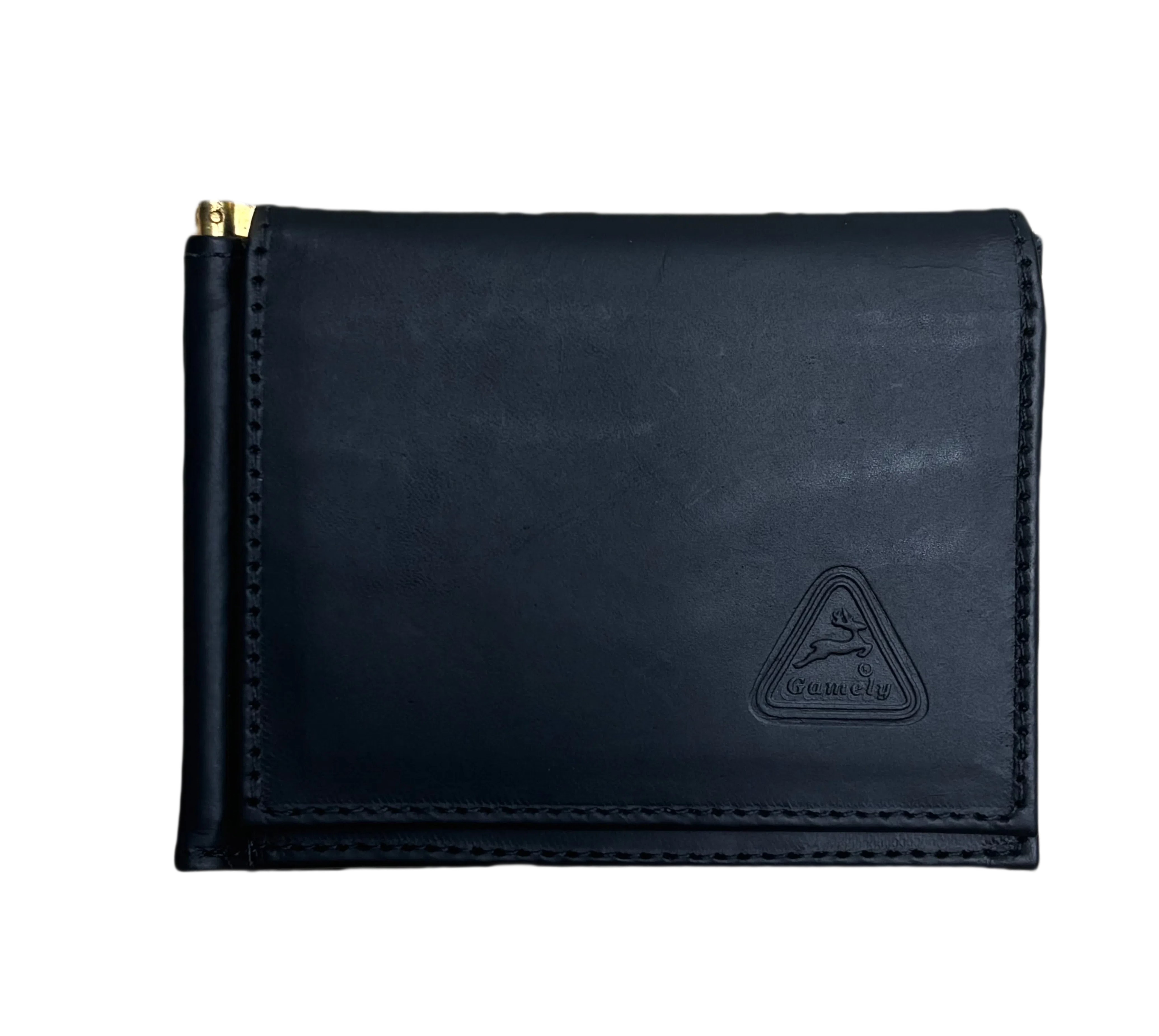 Black Leather Cards Holder 