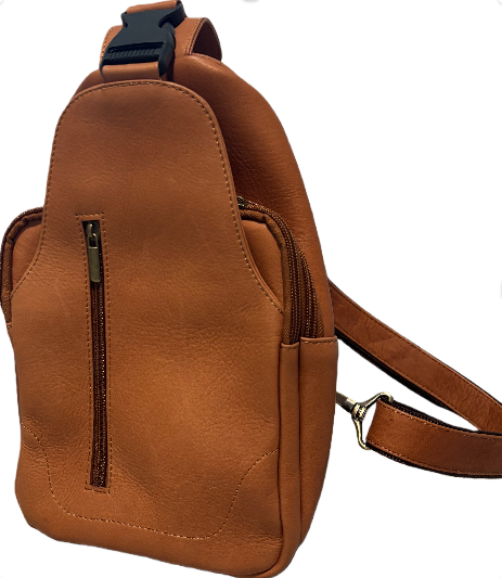 Brown Leather Sling Bag