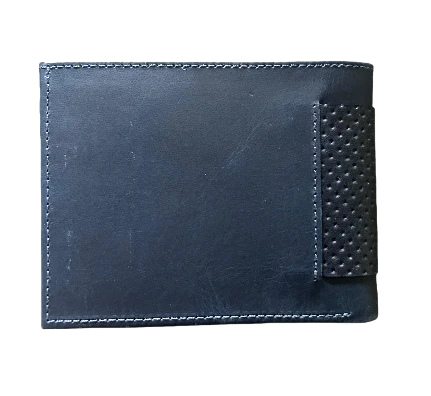 Blue Leather Wallet