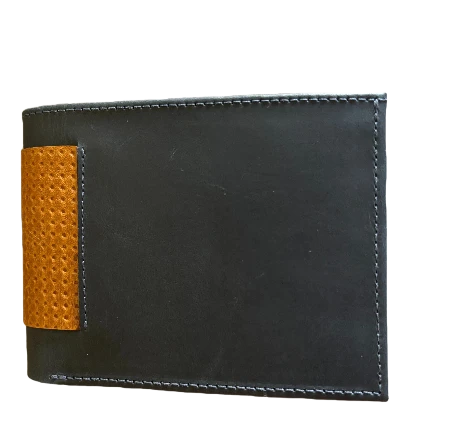 Blue VZ Leather Wallet