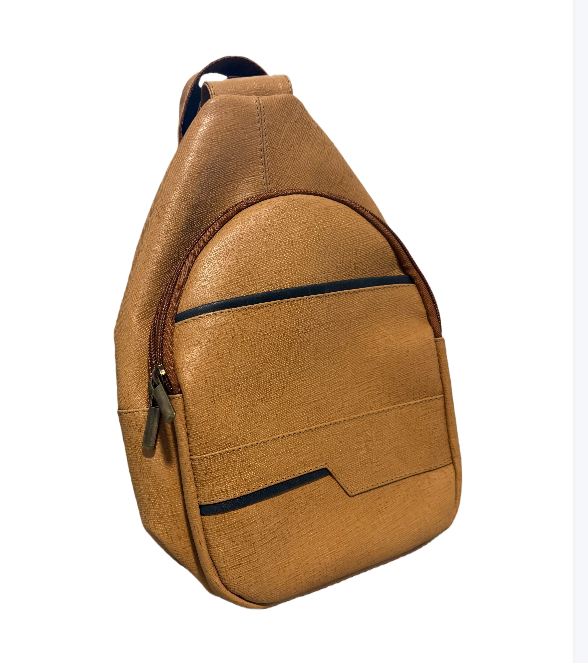 Brown Leather Sling Bag