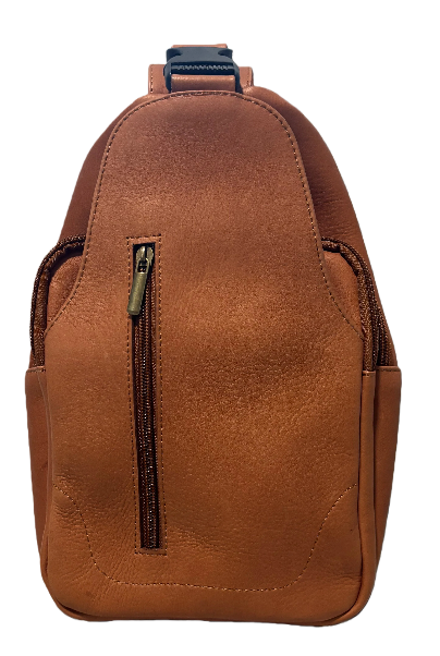 Brown Leather Sling Bag