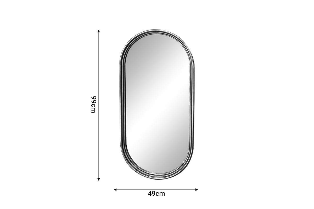 Elegant Oval Mirror