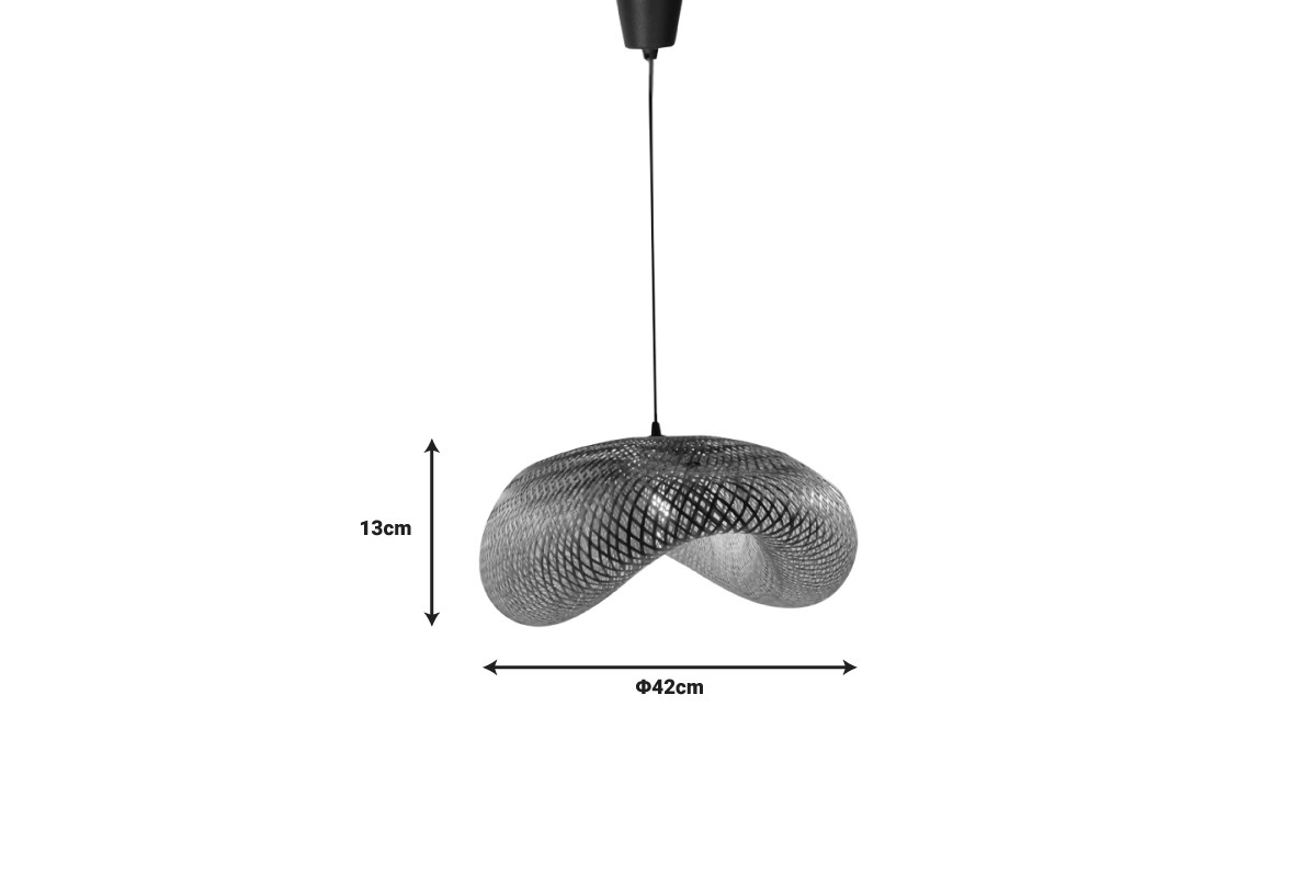  Woven Bamboo Pendant Light