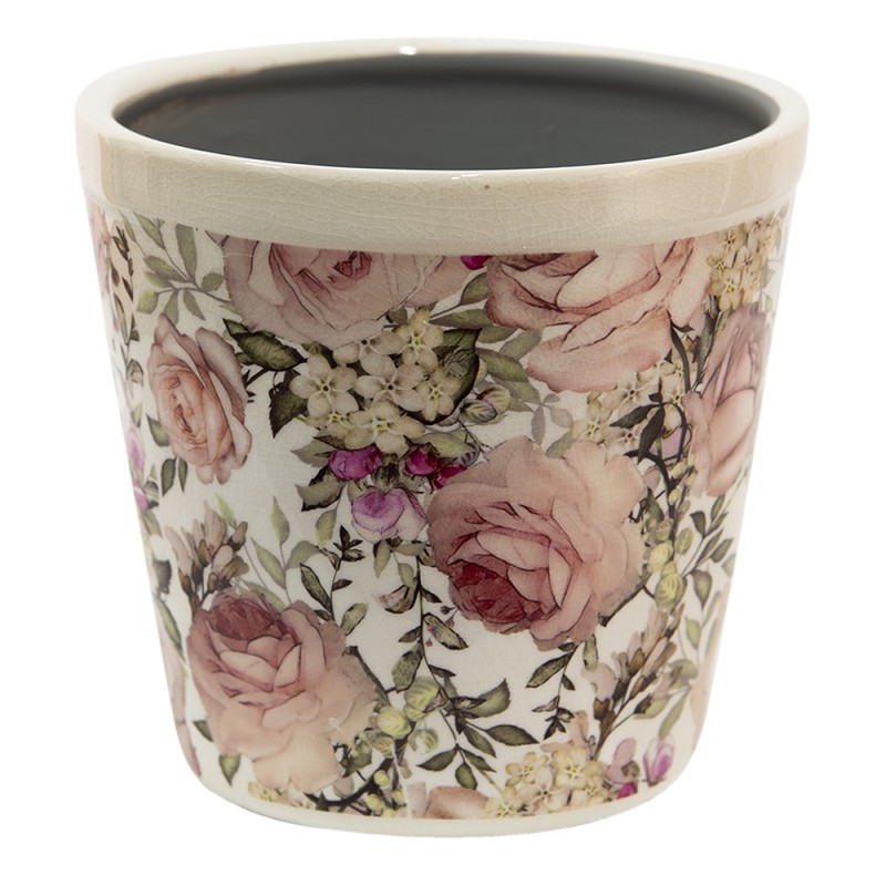 Floral Ceramic Planter