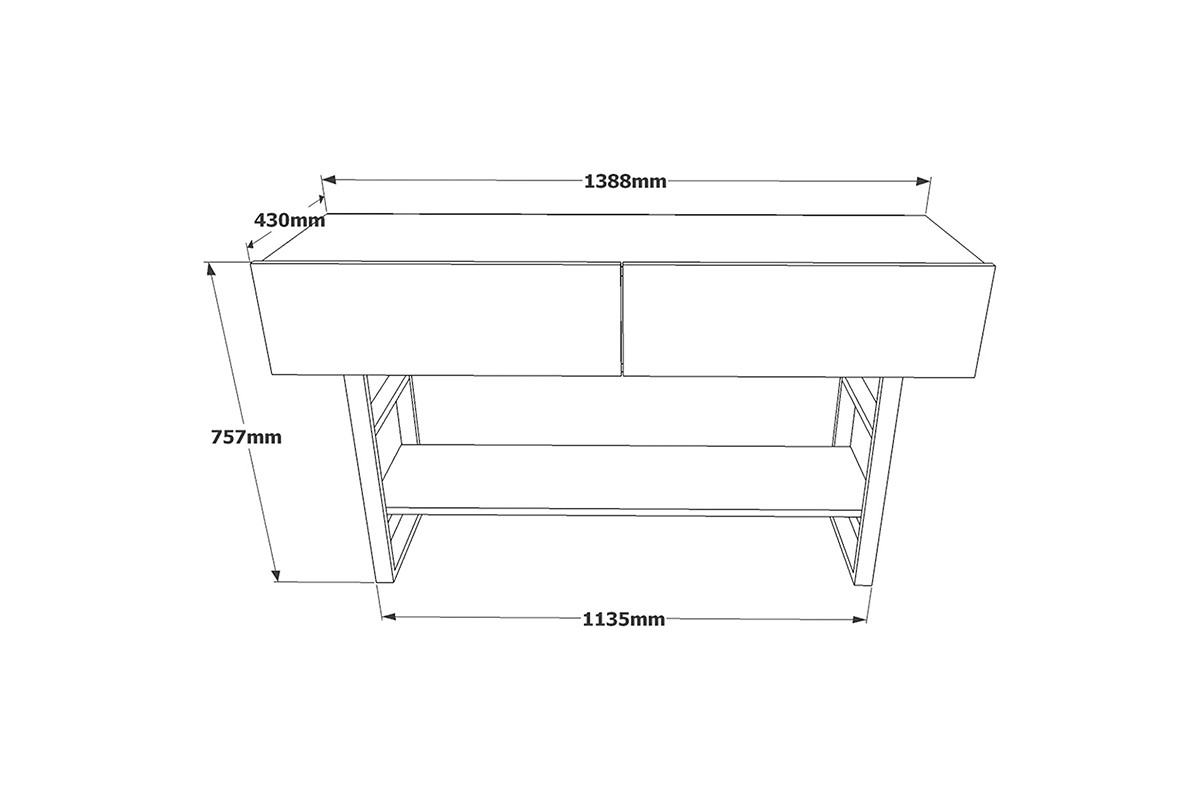 Wooden Console Table