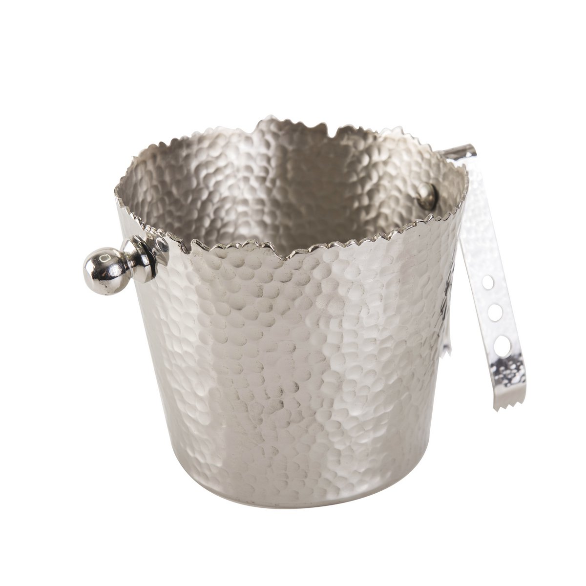Hammered Metal Ice Bucket