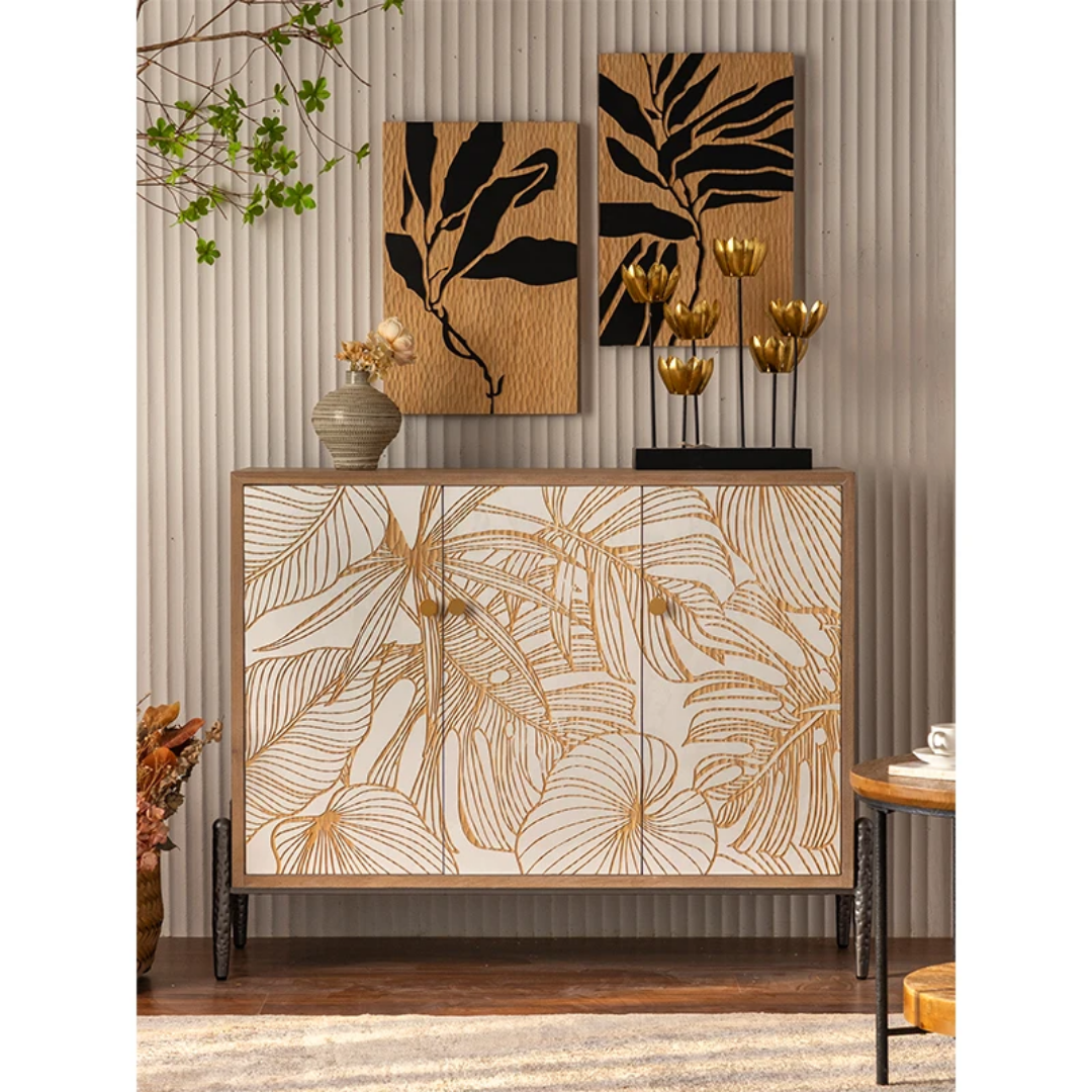 Hand Carved Sideboard